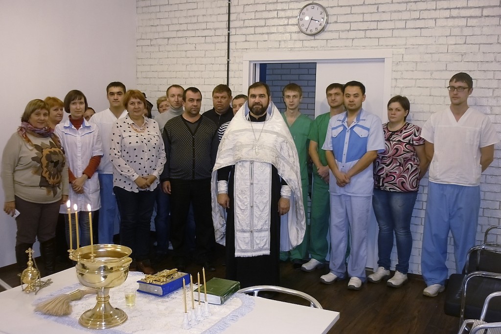 Освящение Молочного завода в Серебряных Прудах